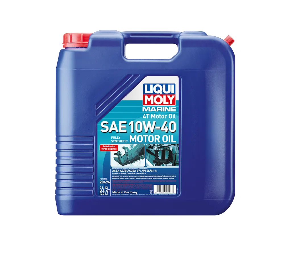 20496 – LIQUI MOLY Oil, SAE 10W-40 Synthetic 20 Liter Jug Single